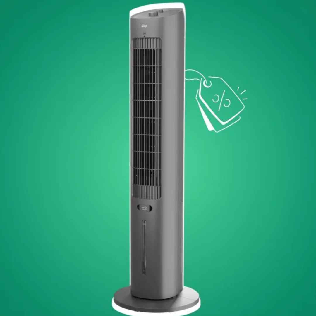 Climatizador Portátil AirFresh 4 em 1 | Refresca, Umidifica e Perfuma 90W