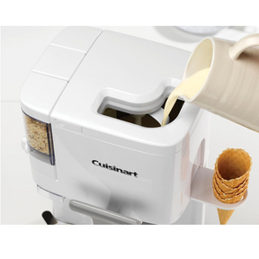 Máquina de Sorvete e Gelato Cuisinart 2,5L Cremoso Fácil e Pronto em 20 Minutos (Rende 10 porções) + LIVRO DE RECEITAS | ENVIO NACIONAL