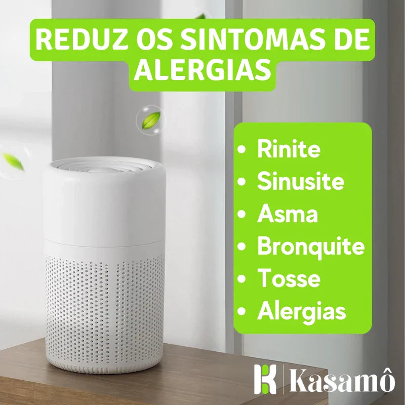 Purificador de Ar AirClean KSA4 - Com Filtro HEPA e Função Ionizador