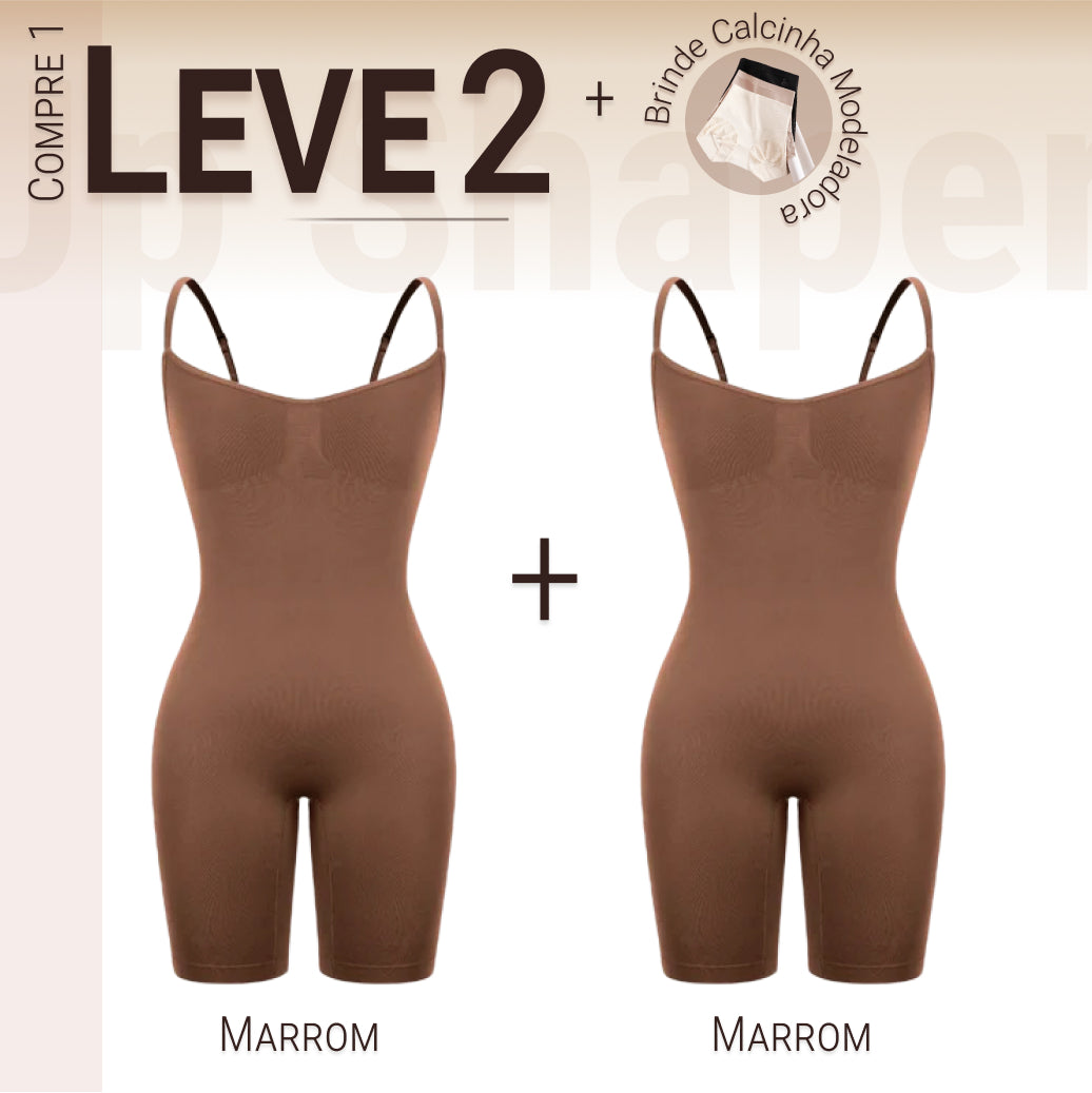 Body Modelador - Up Shaper - Compre 1 Leve 2 + Brinde Calcinha Modeladora