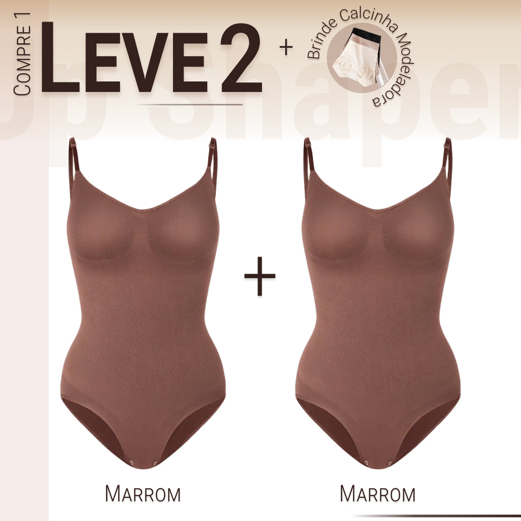 Body Modelador - Up Shaper - Compre 1 Leve 2 + Brinde Calcinha Modeladora