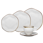 54 Peças Aparelho de Jantar em Porcelana Conjunto de Luxo Oxford® - OFERTA ESPECIAL