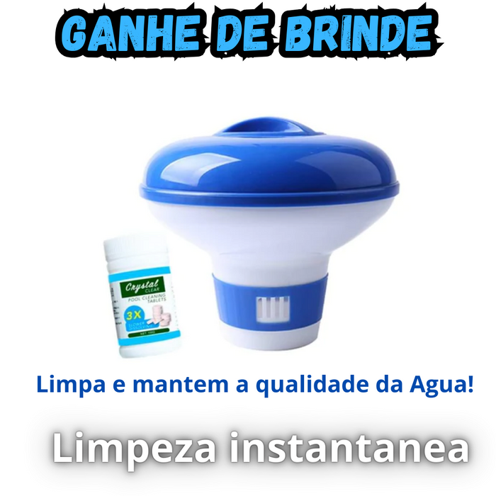 [QUEIMA DE ESTOQUE] BestWay 10220 Litros Azul com Bomba Filtro + BRINDE (Flutuador de limpeza)