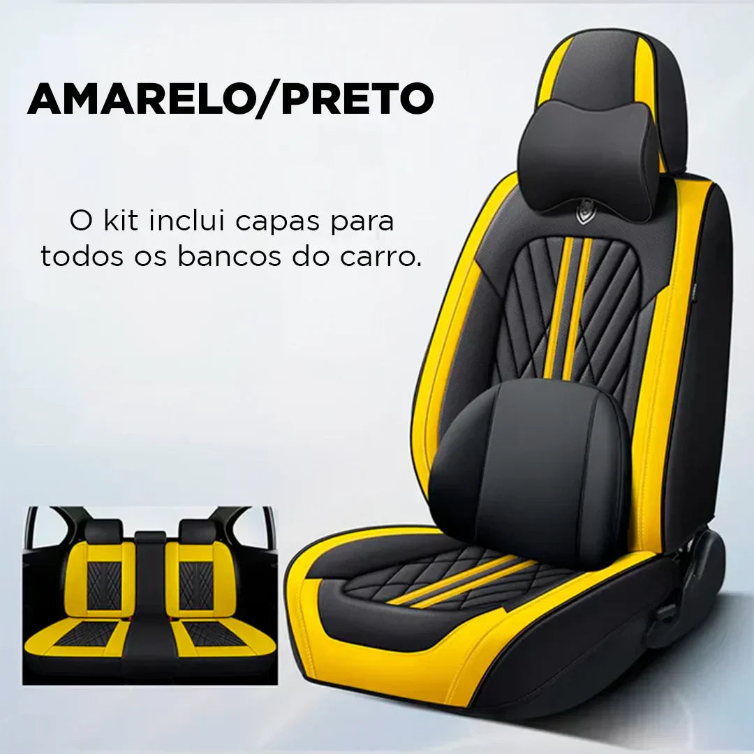 Kit Completo Premium de Capas de Banco Automotivas  - (QUEIMA DE ESTOQUE 30%OFF)