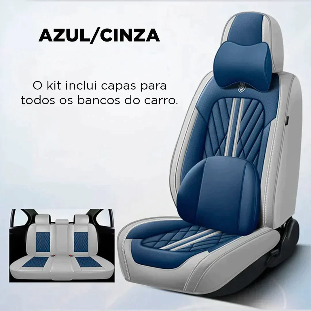 Kit Completo Premium de Capas de Banco Automotivas  - (QUEIMA DE ESTOQUE 30%OFF)