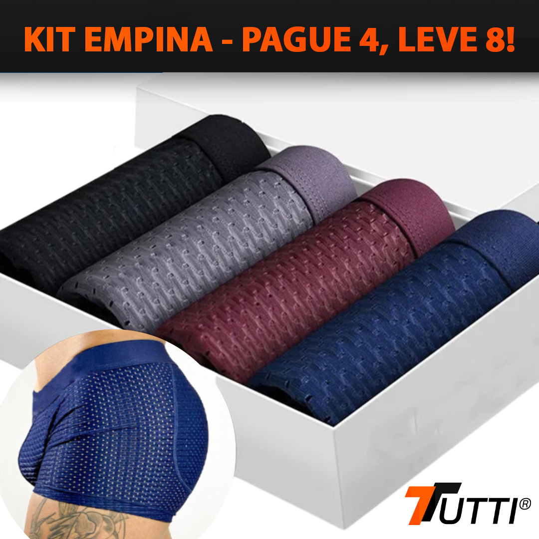 Kit Cuecas Empina Bumbum DriFit® - ÚLTIMO DIA!