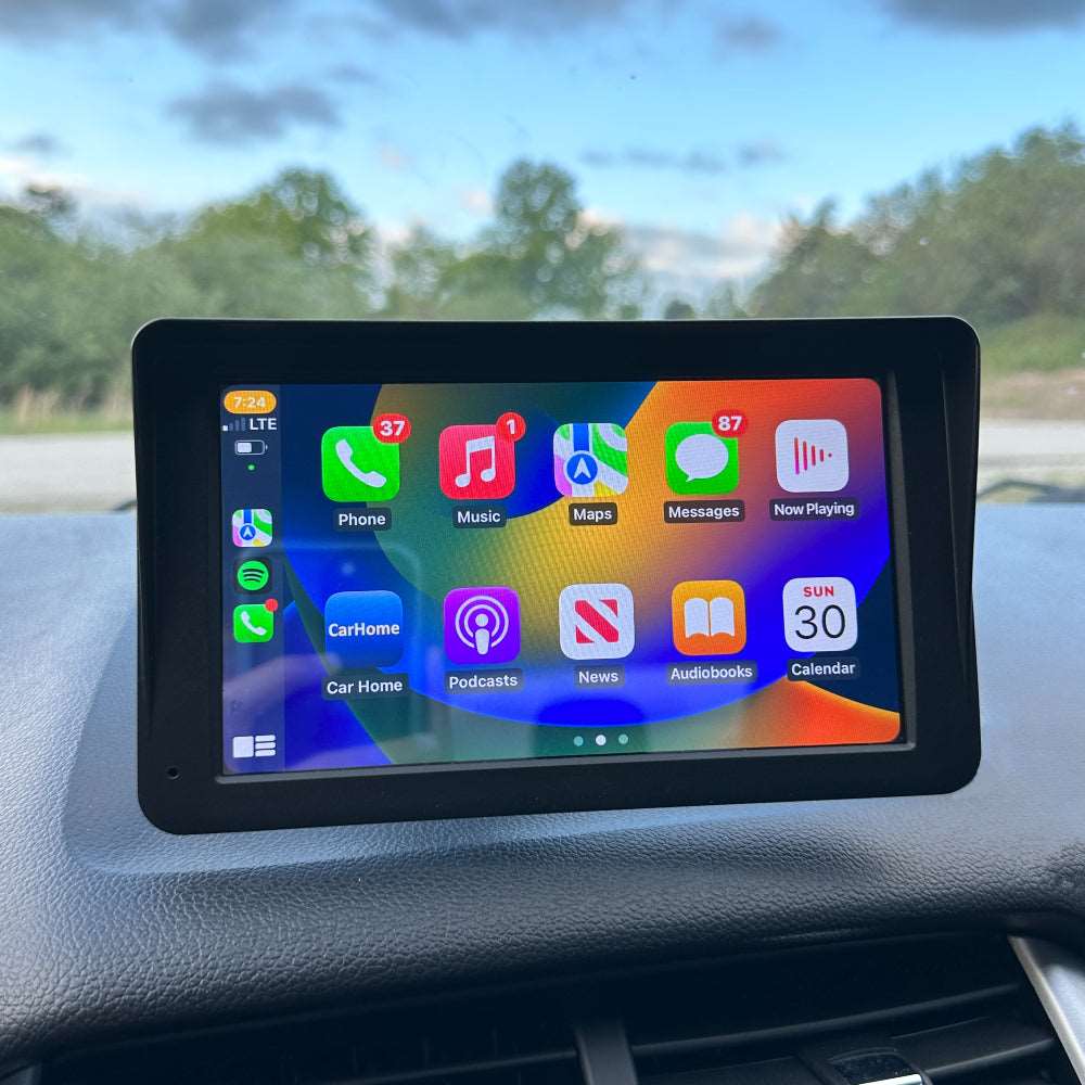 Kit Multimídia CarPlay™ FullHD 7'' Câmera de Ré e Controle Remoto