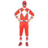 Fantasia Power Rangers Mighty Morphin Vermelho - Adulto